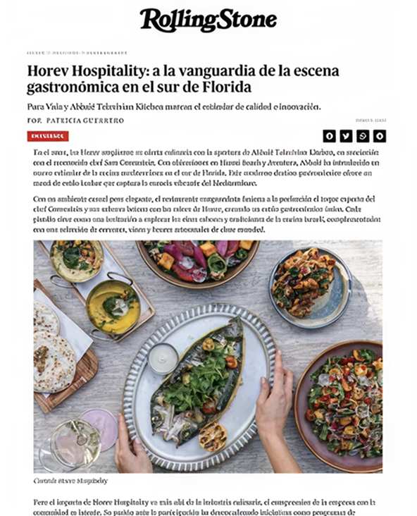 Rolling Stone article thumbnail featuring Abbale as a top Mediterranean restaurant