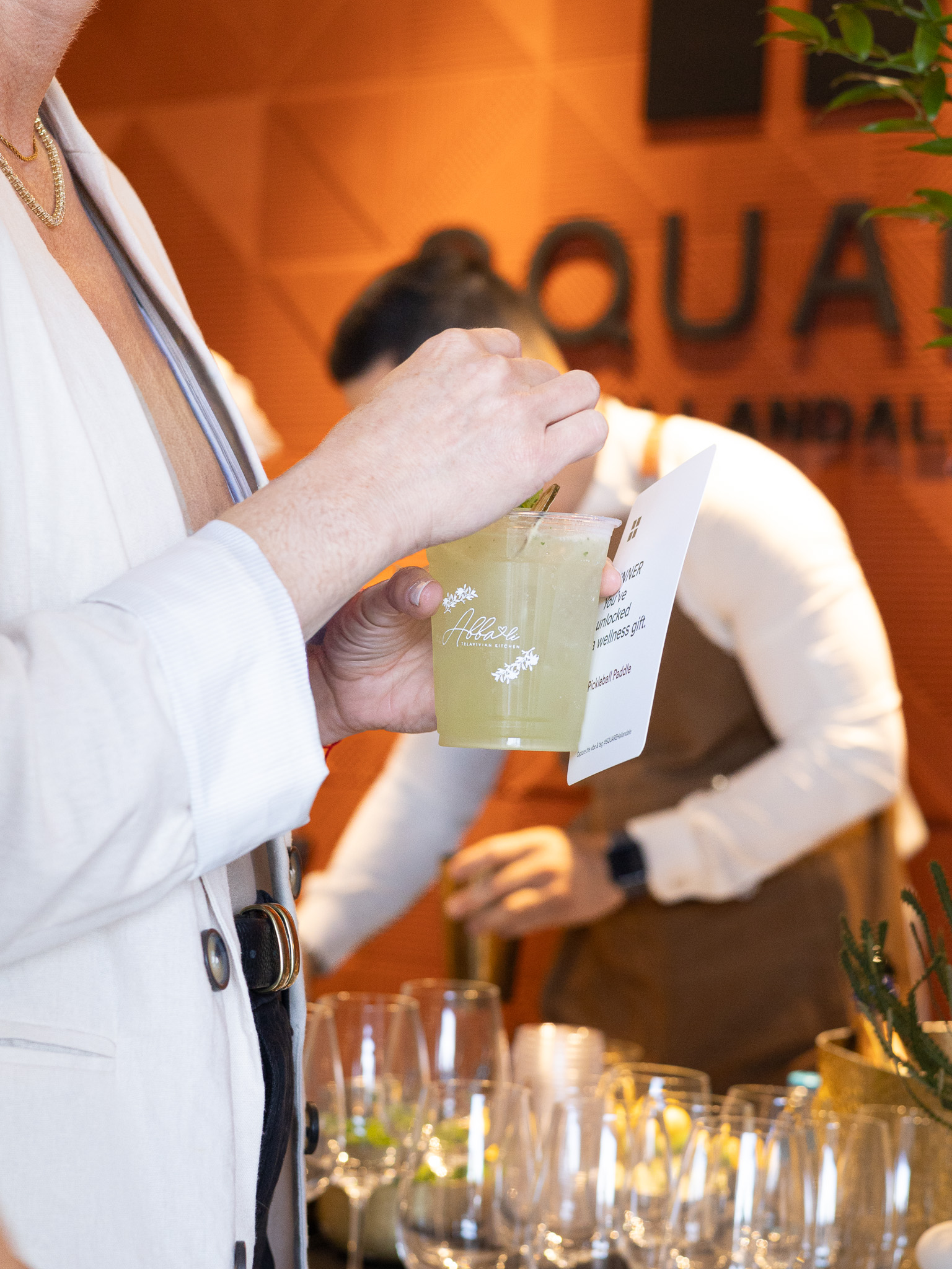 Off-site cocktail reception