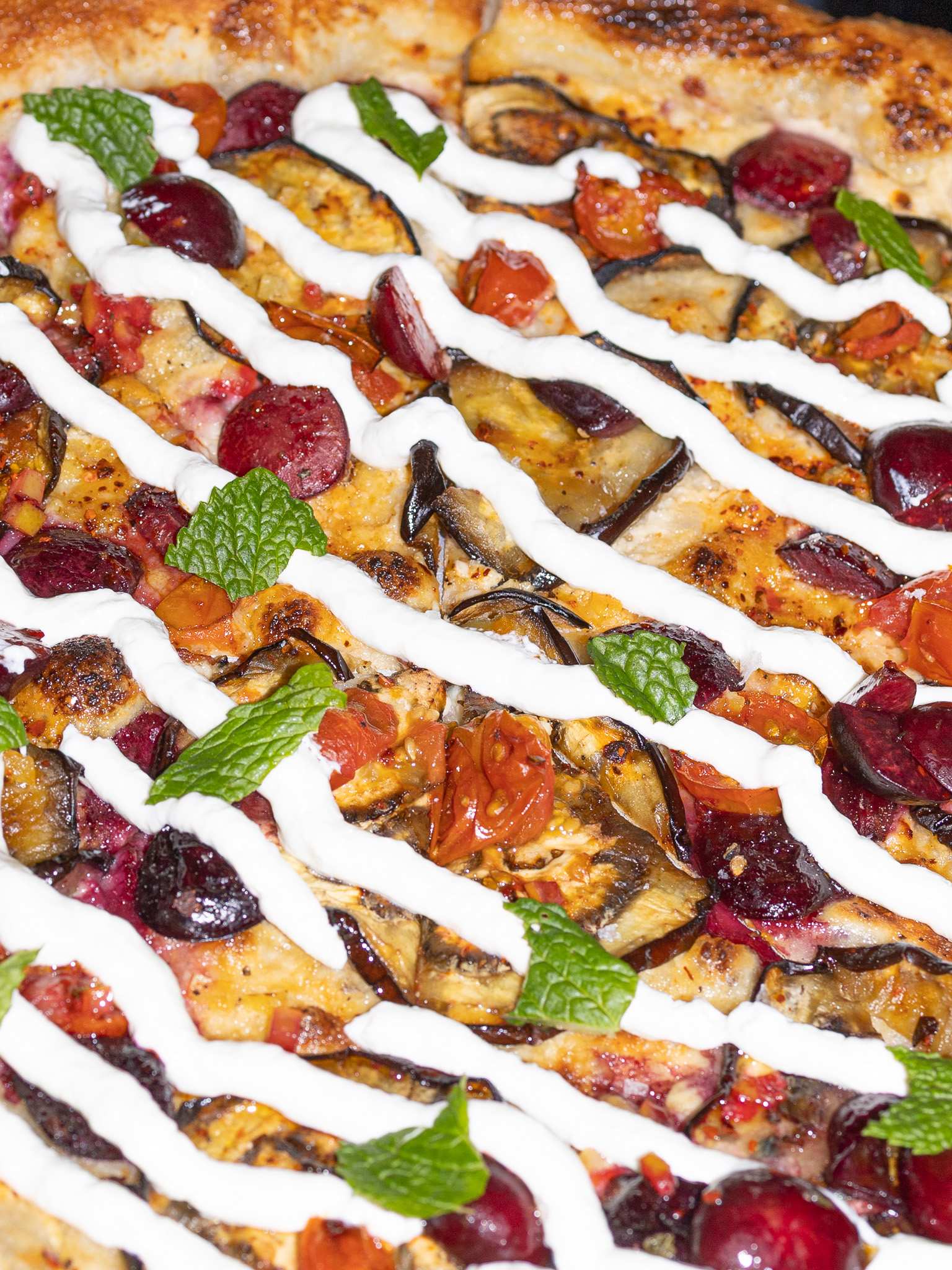 Chef Sam cooked a special pizza at Bar Bucce